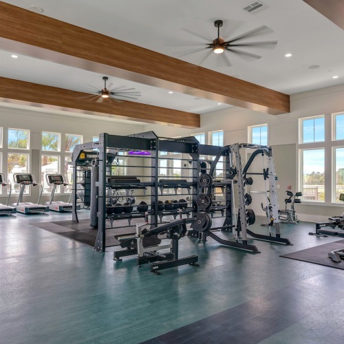 Fitness Center fitness center at Bainbridge Avenues Walk in Jackosnville, FL